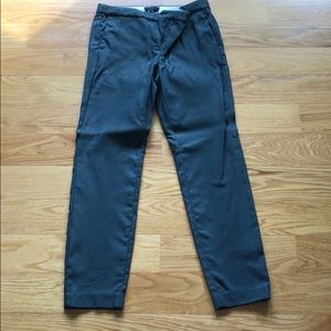J Crew Ryder Pant Green Size 4
